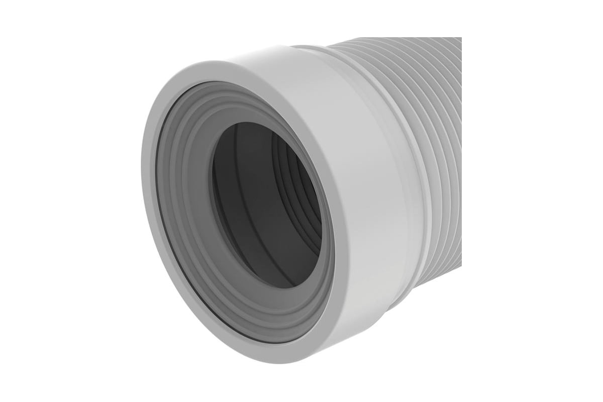 Удлинитель гибкий для унитаза Aquant 250-500 мм в термоусадочной пленке ...