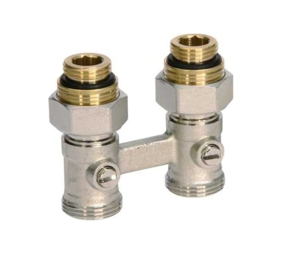 Комплект нижнего подключения VIESSMANN проходной, R 1/2, для двухтрубных систем, прямой 9573920