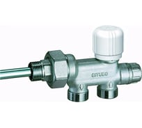 Терморегулирующий узел нижнего подключения FAR отводы М24х19, к радиатору 3/4" FV 1430 C34