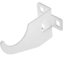 Кронштейн для радиатора ТУНДРА односторонний, белый, 1 шт 9361864