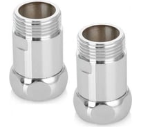 Прямое соединение Terma 1"на 1", для полотенцесушителя, пара 01504 29155