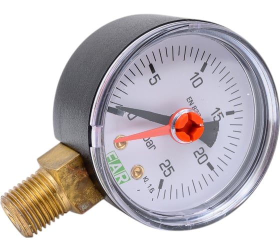 Манометр FAR 1/4", 0-25 бар, - 30-120 C, O 50 мм FA 2501 R25