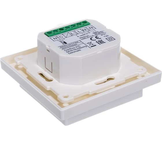 Терморегулятор интеллектуальный с Wi-Fi, белый, 16 А Devi DEVIreg Smart 140F1141