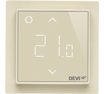 Терморегулятор интеллектуальный с Wi-Fi, бежевый, 16 А Devi DEVIreg Smart 140F1142