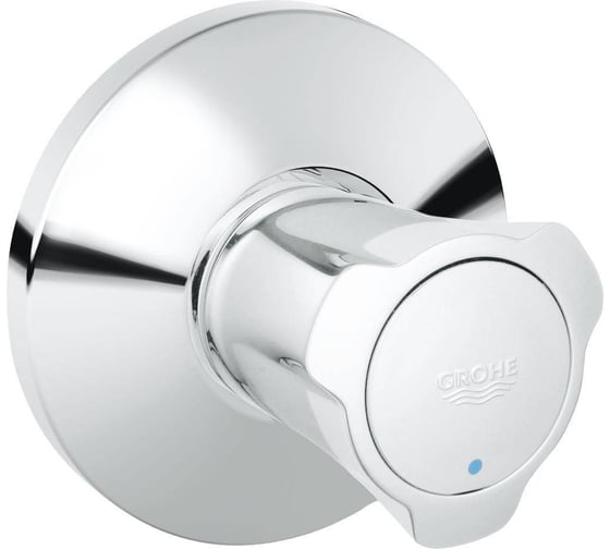 Внешняя часть вентиля Grohe Costa L, синяя маркировка, хром 19808001 1