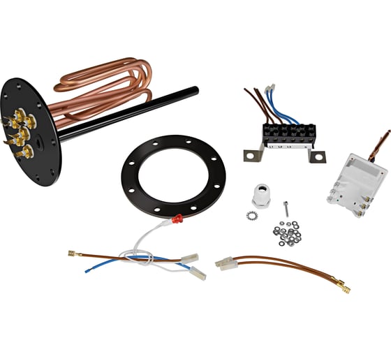 Тэн 9 кВт комплект KIT (фланец+тэн+термостат+контроллер) Parpol 999009