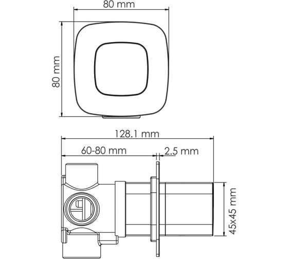 Переключатель WasserKraftна 3 выхода A267