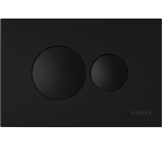 Кнопка смыва VINCEA цвет матовый черный VFP-731MB