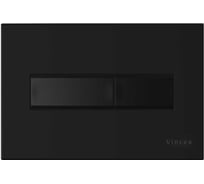 Кнопка смыва VINCEA Line цвет матовый черный VFP-732MB