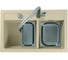 Коландер без отверстий ALVEUS gn pan 1/2x40 br 265x325x40 1008732 2