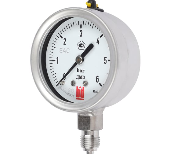 Манометр ДМ 3 063 Р (0-6) бар, кл.1.5, G1/4, DIN CASE BD 1153100007