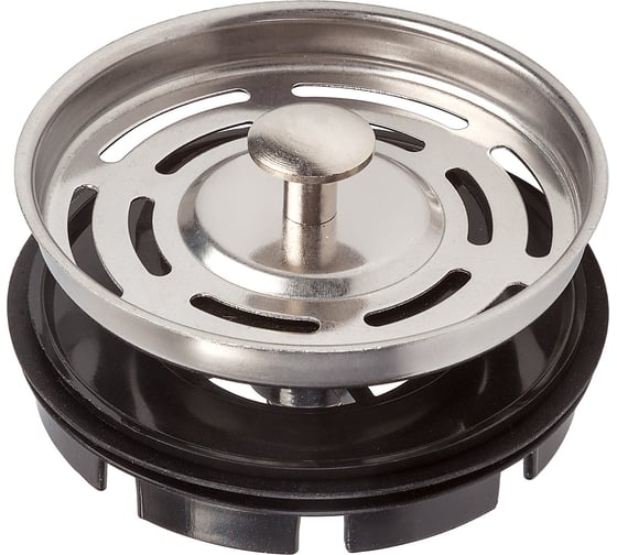Сито-пробка BORT Sink Strainer фильтрующая сетка с резиновой пробкой 93725662 1