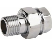 Сгон (американка) для полотенцесушителя TIM прямой вн/нар, 1/2 (хром) 772380