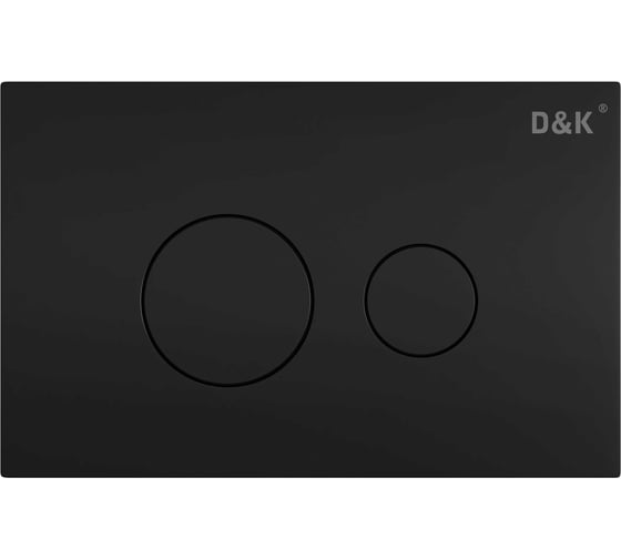 Клавиша смыва D&K Venice черный DB1029025