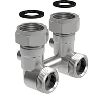 Узел нижнего подключения Royal Thermo угловой, для двухтрубных систем 3/4 НГ - 3/4 НР НС-1036116