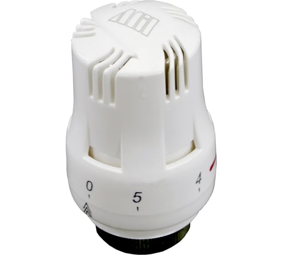 Термоголовка хромированная жидкостная M30×1.5 для радиатора до 10 бар Millennium 38235 1