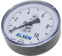 Манометр ELSEN -100, 1/4, Н, осевой, PN, бар-0-10 36555028