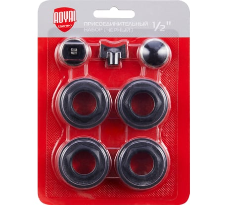 Присоединительный набор Royal Thermo 1/2" black НС-1156727