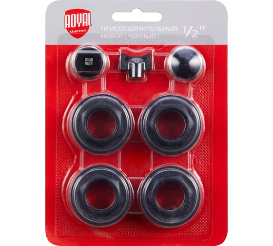 Присоединительный набор Royal Thermo 1/2" black НС-1156727 1