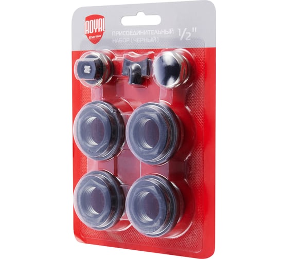 Присоединительный набор Royal Thermo 1/2" black НС-1156727