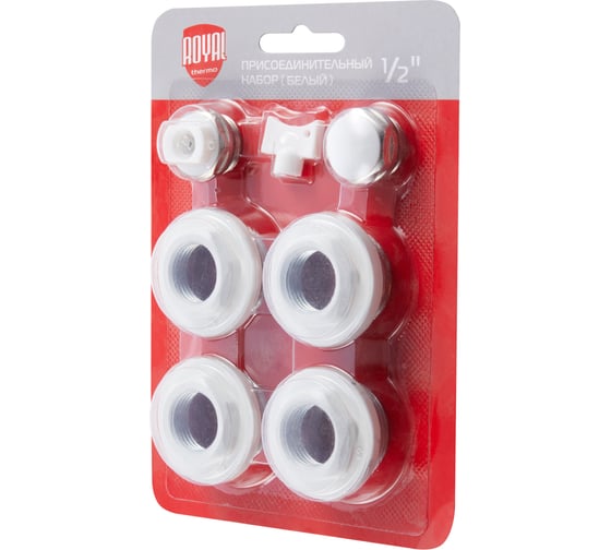Присоединительный набор Royal Thermo 1/2" white НС-1156746