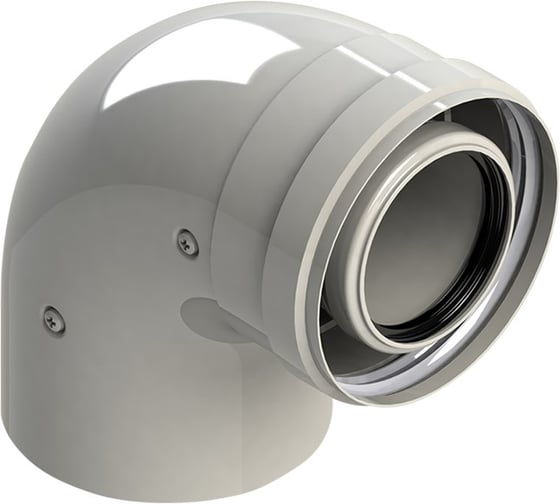 Колено для конденсационных котлов диаметром 60/100 мм MF 90 Royal Thermo НС-1089801 1