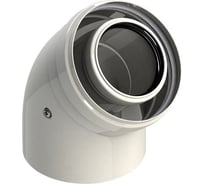 Колено для конденсационных котлов диаметр 60/100 мм MF 45 Royal Thermo НС-1089797