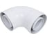 Колено подключения 90° диаметр 60/100 El, Bs, F, NF, U Royal Thermo НС-1012771 1