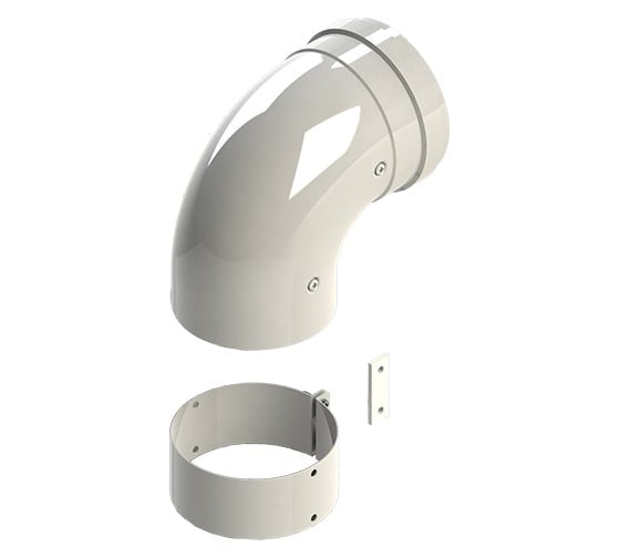 Колено подключения  90° диаметр 60/100L V Royal Thermo НС-1029220