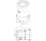 Адаптер вертикальный 60/100L El,Bs, F, NF, U Royal Thermo НС-1012772 2