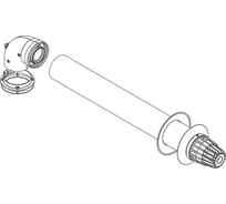 Коаксиальный комплект 60/100L El, Bs, F, NF, U Royal Thermo НС-1012321