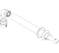 Коаксиальный утепленный комплект 60/100L Bx Royal Thermo НС-1017045