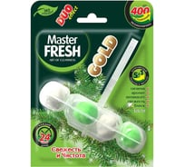 Подвесной блок для унитаза Master Fresh Duo Effect Gold 5 в 1, хвоя 263921