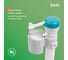 Клапан впускной IDDIS нижний подвод, ID F012400-0007 1