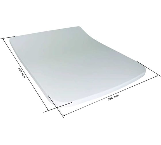 Сиденье для унитаза TOTO SP 388х493х68, белый TC512G