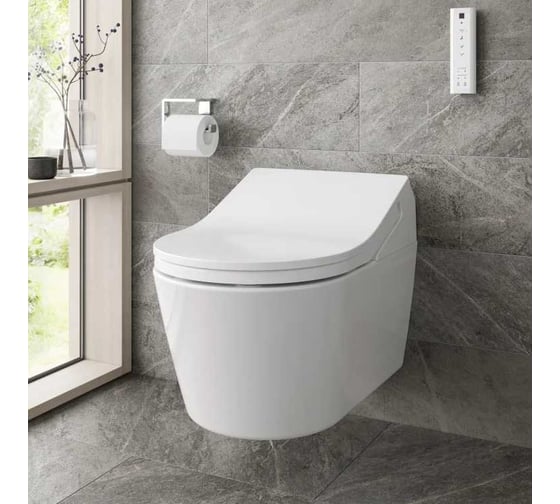 Сиденье для унитаза с функцией биде TOTO Washlet RX EWATER+, 383х579 мм, белый глянцевый ст.арт.NW1 TCF894CG
