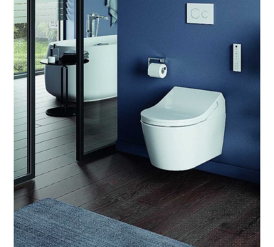 Сиденье для унитаза с функцией биде TOTO Washlet RX EWATER+, 383х579 мм, белый глянцевый ст.арт.NW1 TCF894CG