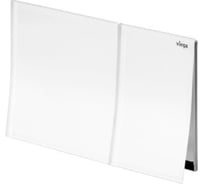 Клавиша смыва VIEGA Visign for More 200, для унитаза, шгв 22628135, цвет-хромированный пластик/стекло цвет белый трафик 773571