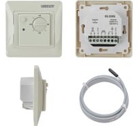 Механический терморегулятор REXANT rx-308g бежевый (совместим с schneider серии glossa, atlas, sedna, w59) 51-0826