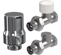 Термостатический прямой набор Royal Thermo DE LUXE хром, 1/2 НС-1073849