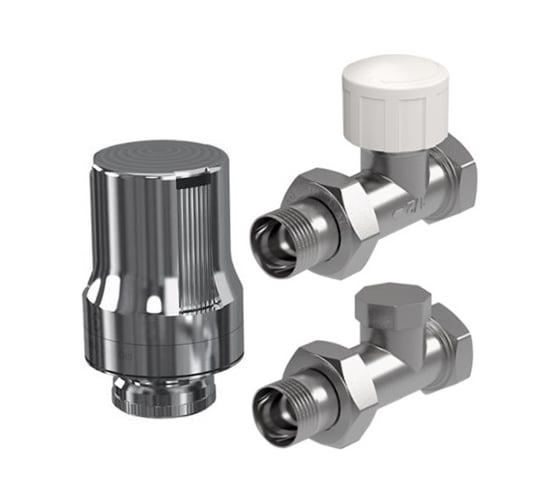Термостатический прямой набор Royal Thermo DE LUXE хром, 1/2 НС-1073849