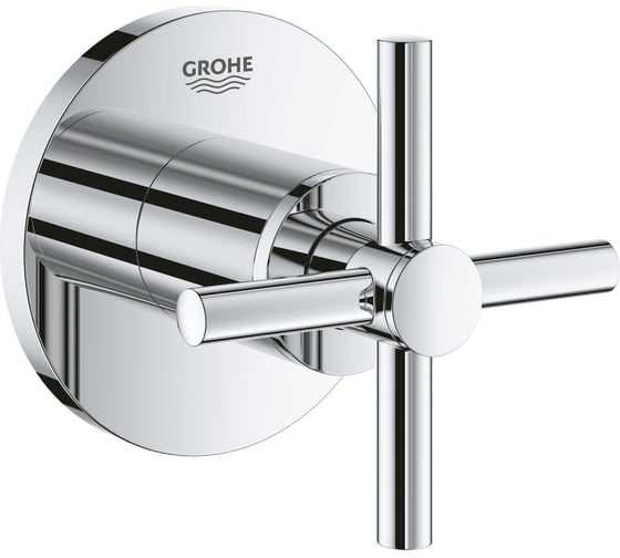 Накладная панель GROHE Atrio New для скрытой вентильной головки (35028000 или 29032000), крестообразная ручка, хром 19069003