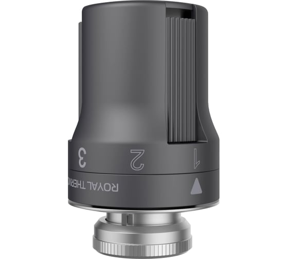 Жидкостная термоголовка ROYAL THERMO M30 x 1,5 черный 50 штук НС-1185165