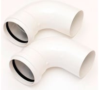 Отвод ARISTON 90 M/F d80 2 шт. 3318019