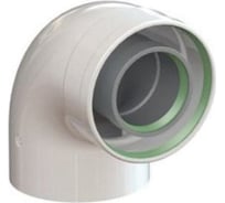 Коаксиальный отвод ARISTON 90 M/F d60/100, цвет серый, для котлов ALTEAS X 3319057