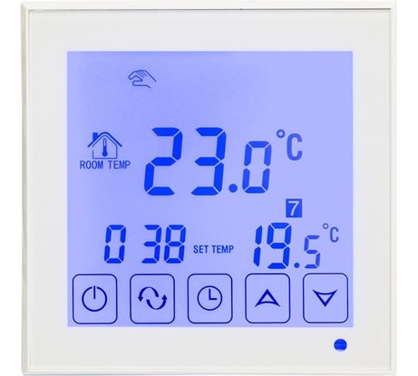 Терморегулятор Rexant сенсорный с автоматическим программированием R200W, белый 51-0573