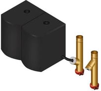 Комплект отсечной арматуры Meibes Ду 40, с изоляцией ст.арт. ME 66537 ISO M66537ISO