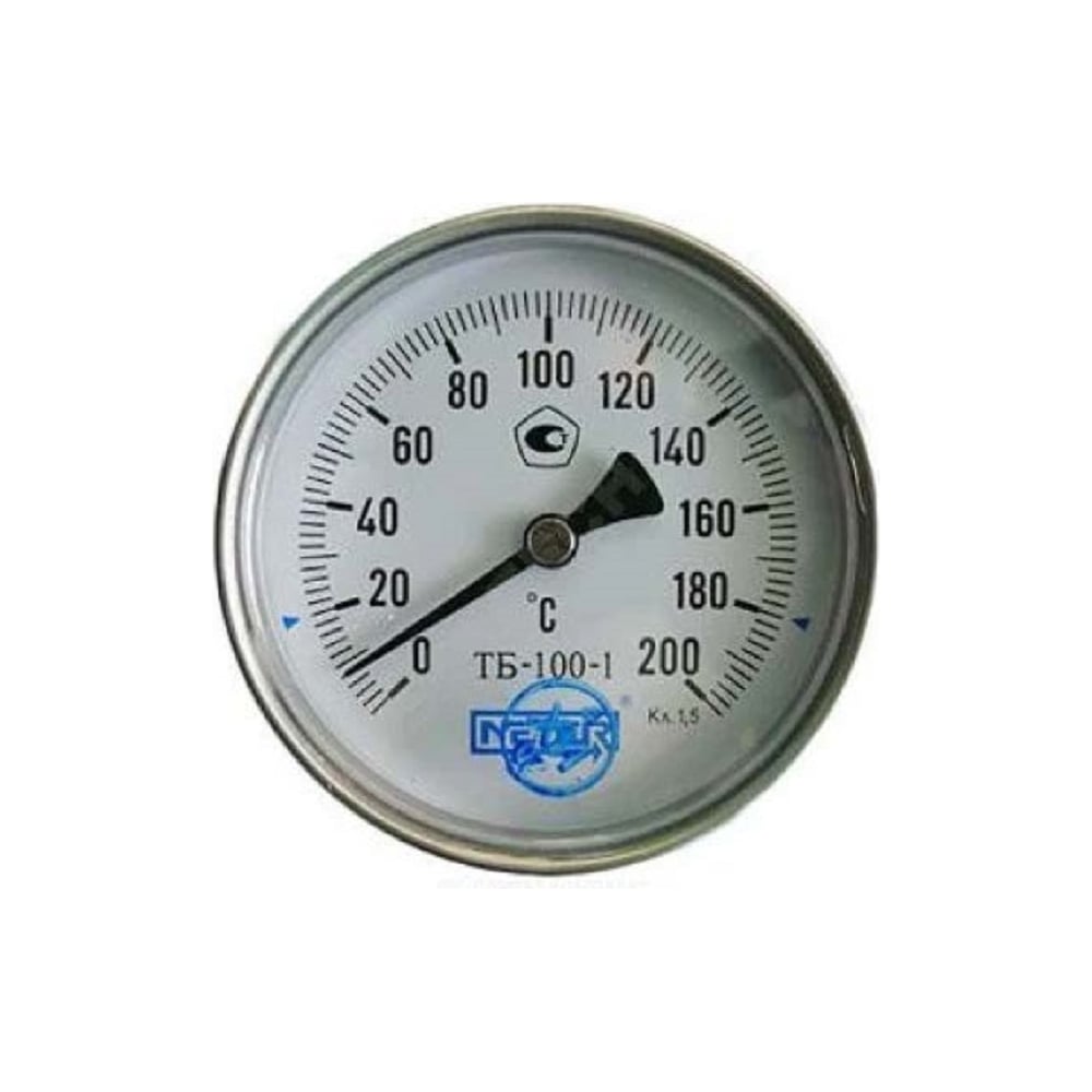 Термометр МЕТЕР ТБ-100-1 T = 0..160 С, L= 100 мм кл.1,5 (с латун ...