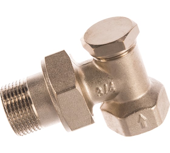 Угловой запорно-регулируемый клапан PRO AQUA 3/4 LVA-m20-f20x