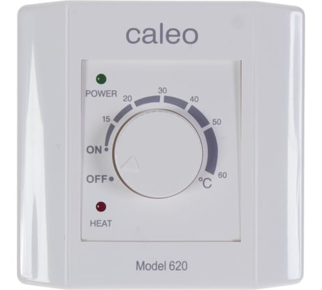 Терморегулятор Caleo 620 встраиваемый аналоговый, 3,5 кВт КА000001396